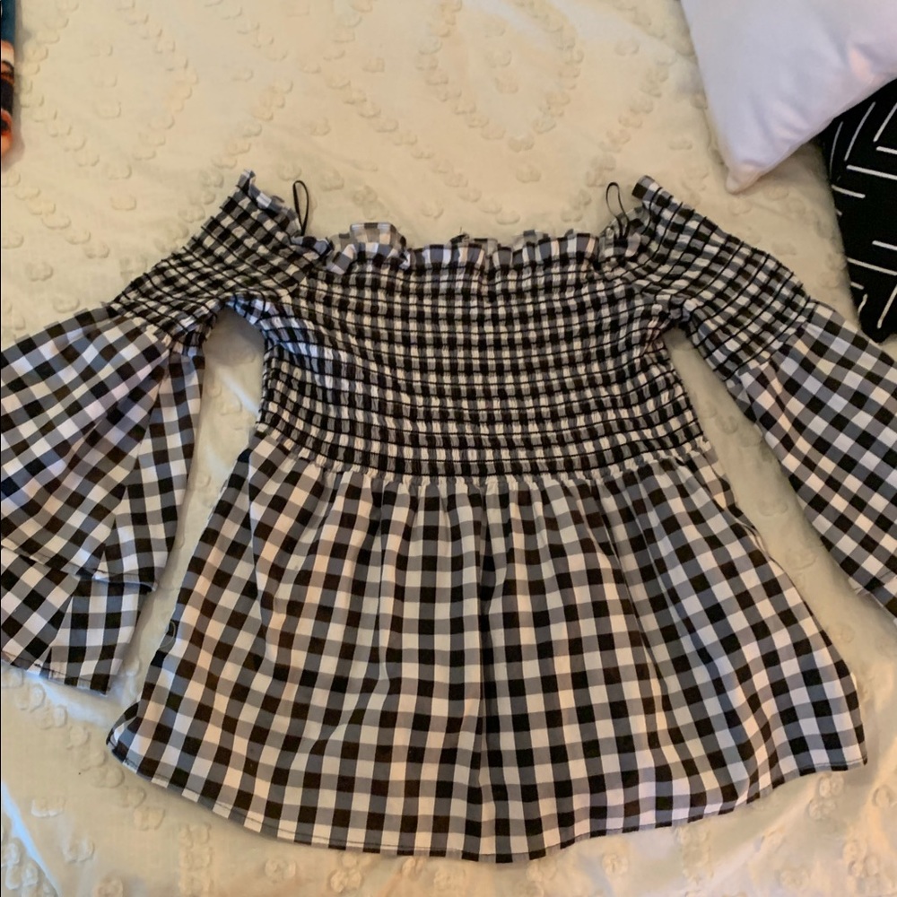 Gingham blouse